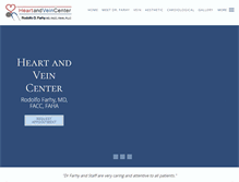 Tablet Screenshot of heartandveincenter.com